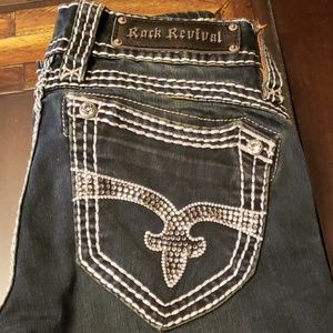 Rock revival aida skinny jeans size 27